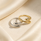 Chiffon Coiled Teardrop Ring