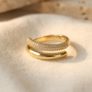 Champagne Wrap Ring