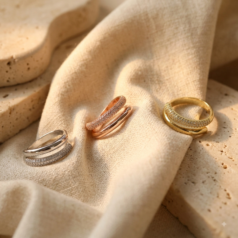 Champagne Wrap Ring