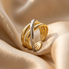 Two-Tone Crossover Ring